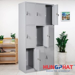 Tủ sắt locker 9 ngăn